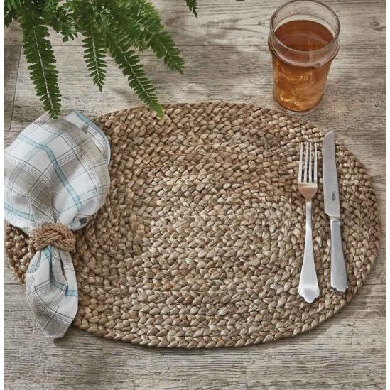 Oval Jute Braided Placemat