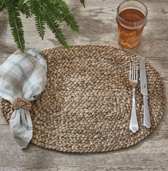 Oval Jute Braided Placemat