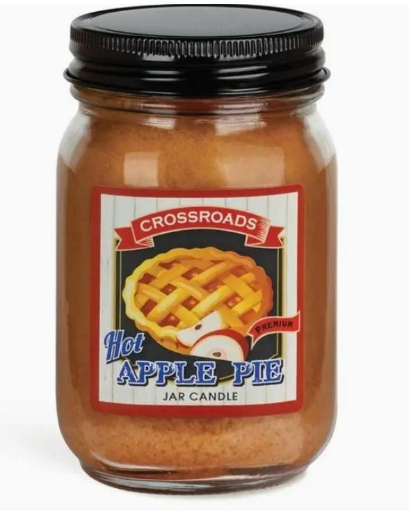 Crossroads Hot Apple Pie - 12 oz. Pint Candle