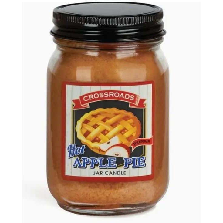 Crossroads Hot Apple Pie - 12 oz. Pint Candle