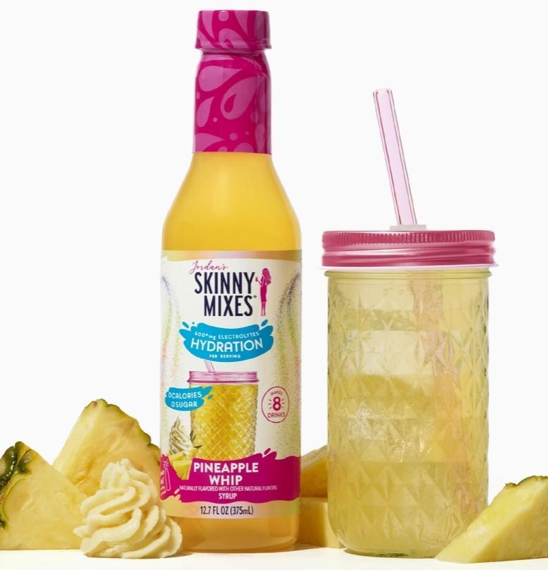 Jordan's Skinny Mixes Sugar Free Pineapple Whip Hydration with Electrolytes