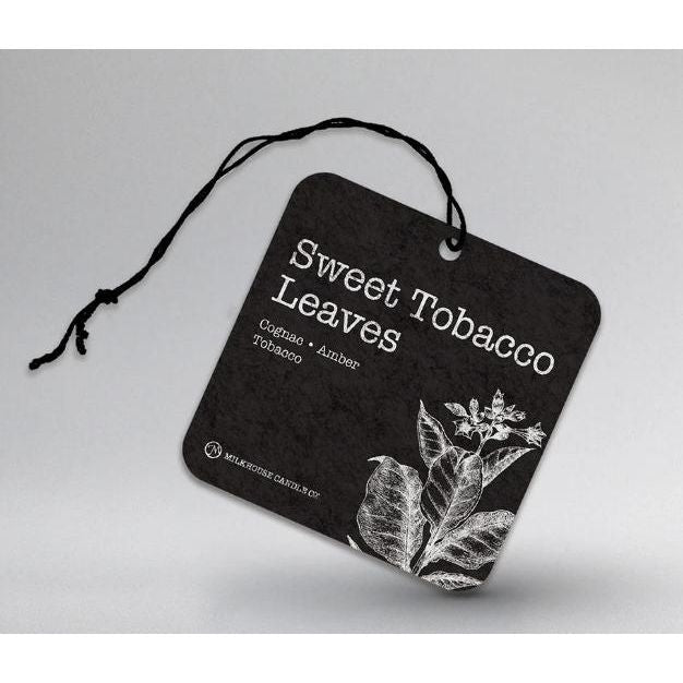 Milkhouse Candles Car Fresheners: Sweet Tobacco Leaves