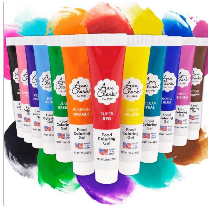 Food Coloring Gel 12-Color Set