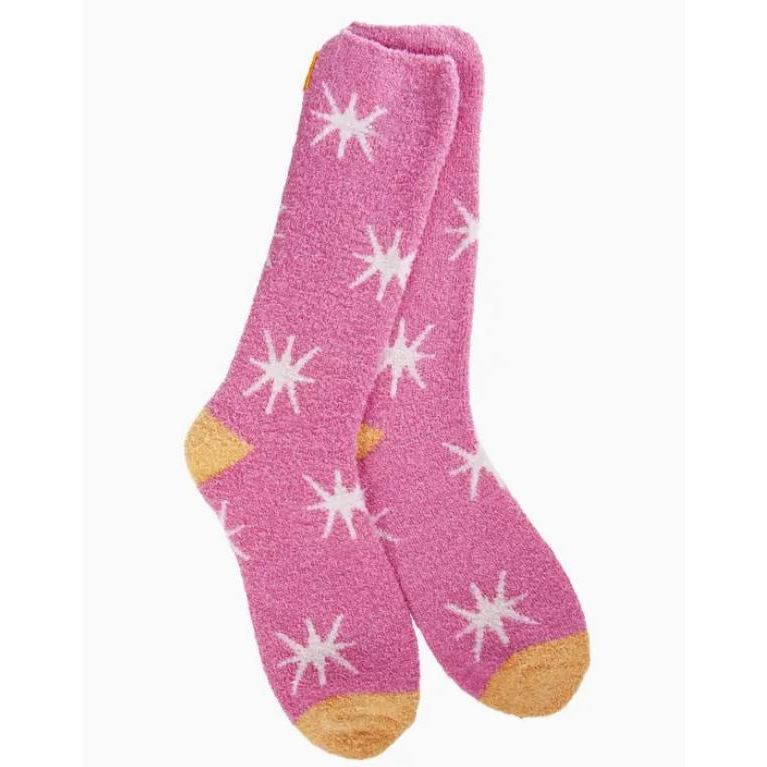 World's Softest Socks Cozy Collection (Starburst Azalea)