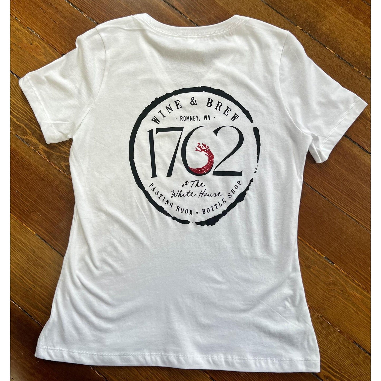 1762 Wine & Brew V-Neck (White)
