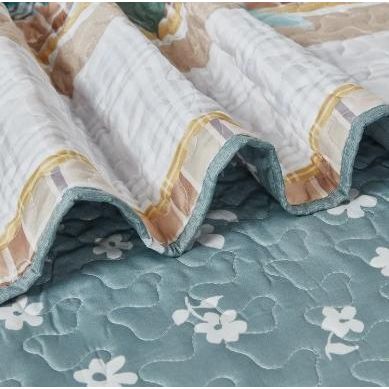 "Sunflower Bouquet" Quilted Throw Blanket 50"x60"