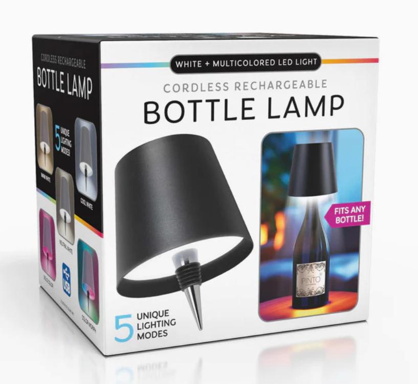 Wine Bottle Lamp - White