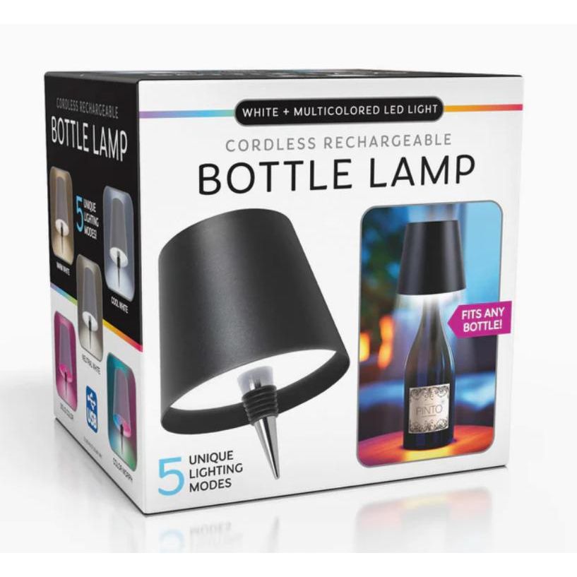 Wine Bottle Lamp - White