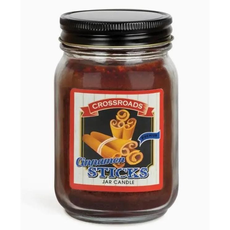Crossroads Cinnamon Sticks - 12 oz. Pint Candle
