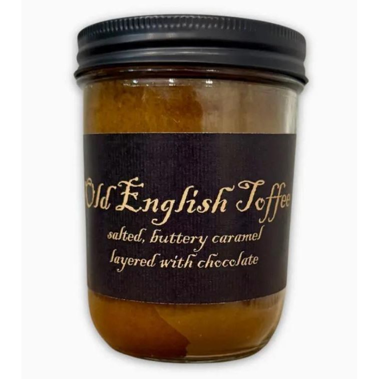 Black Label Old English Toffee Candle | 16oz Mason Jar