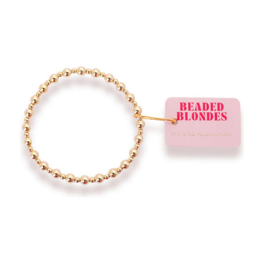 Beaded Blondes Katy Bracelet in Gold