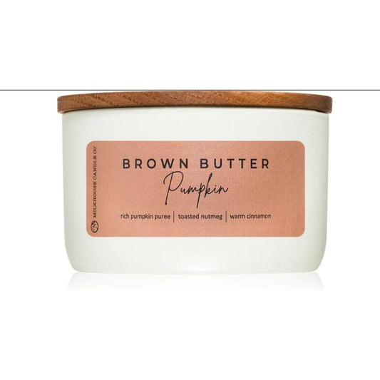 Milkhouse Candles Brown Butter Pumpkin Statement Candle (10 oz)