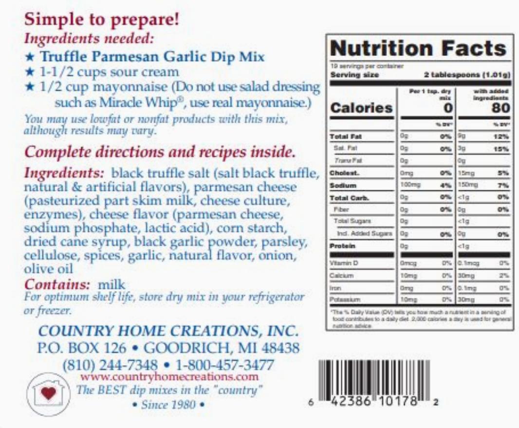 Country Home Creations Truffle Parmesan Garlic Dip Mix