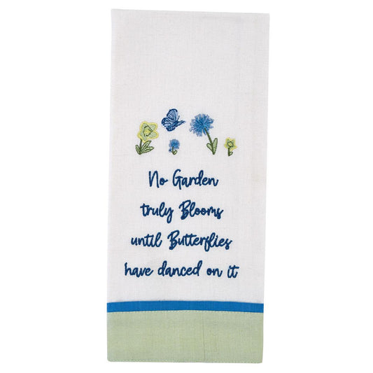 Park Design Butterflies Have Danced Embroidered Dishtowel