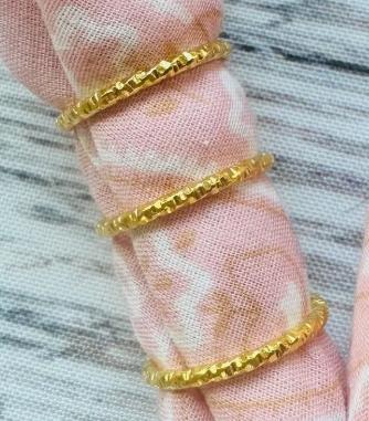Gold or Silver Stacker Bandana Charm