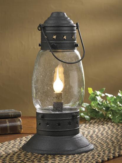 Tall Onion Lamp 14" (Black)
