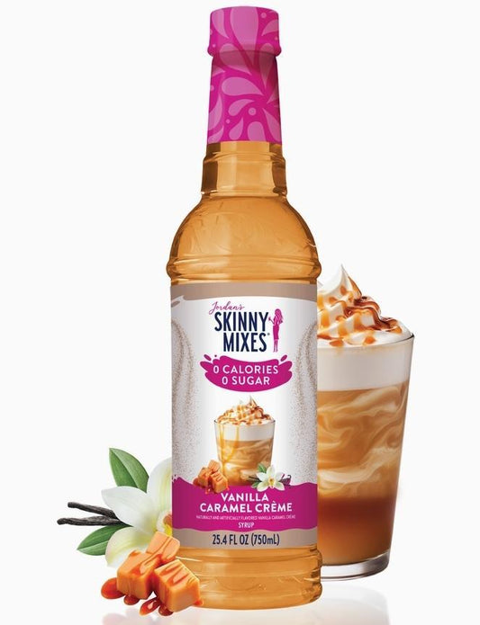 Jordan's Skinny Mixes Sugar Free Vanilla Caramel Creme Syrup