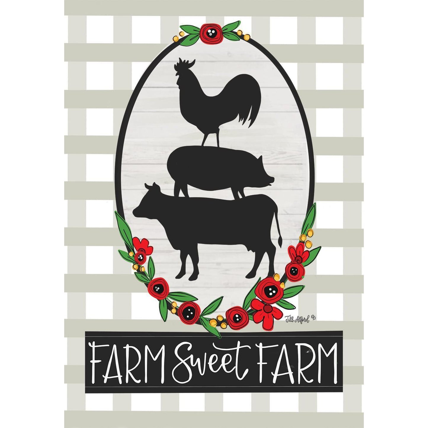 Farm Sweet Farm Flag