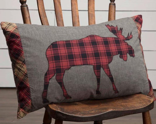 Cumberland Moose Applique Pillow