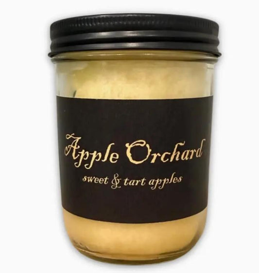 Black Label Apple Orchard Candle | 16oz Mason Jar