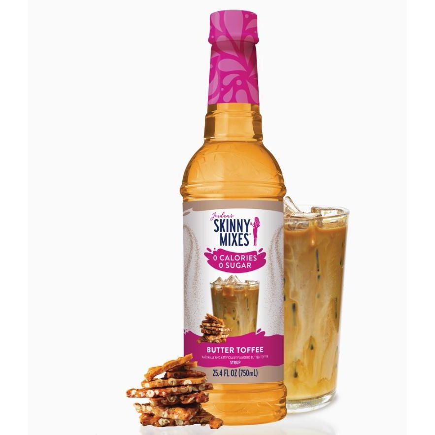 Jordan's Skinny Mixes Sugar Free Butter Toffee Syrup