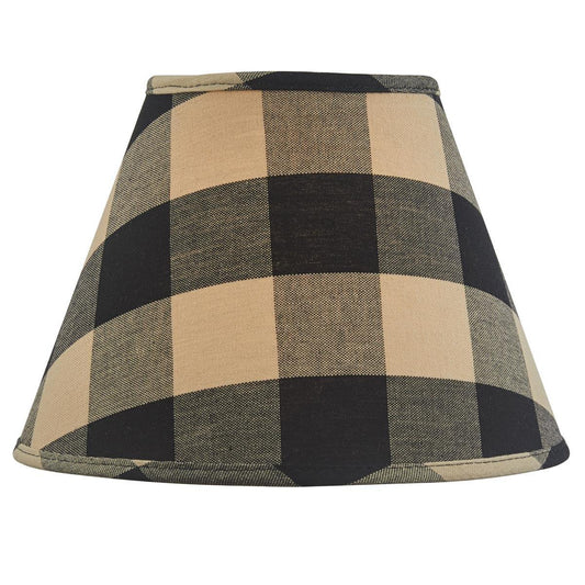 Wicklow Check Lampshade 10" (Black)
