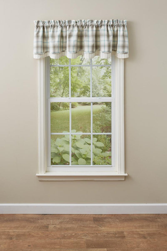 Lake Livin' Lined Layered Valance