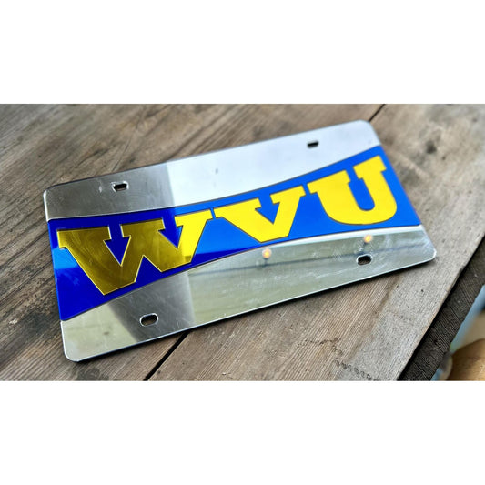 West Virginia Mountaineers WVU License Plate