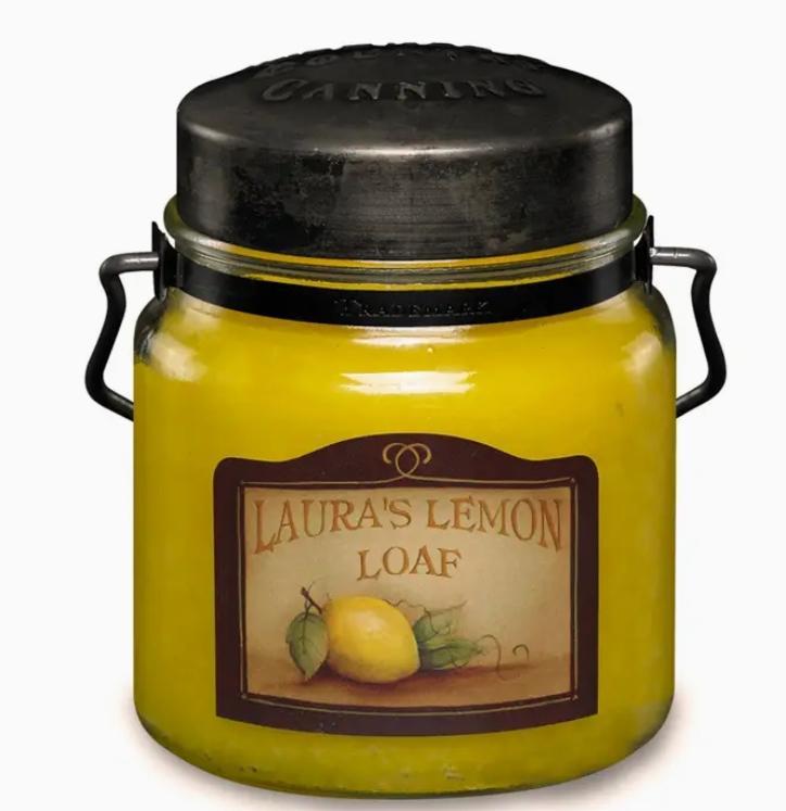 McCall’s Candles Classic Jar Candle-16oz-Laura's Lemon Loaf