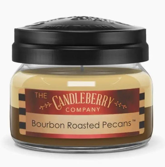 The Candleberry Company Bourbon Roasted Pecans™, Small Jar Candle