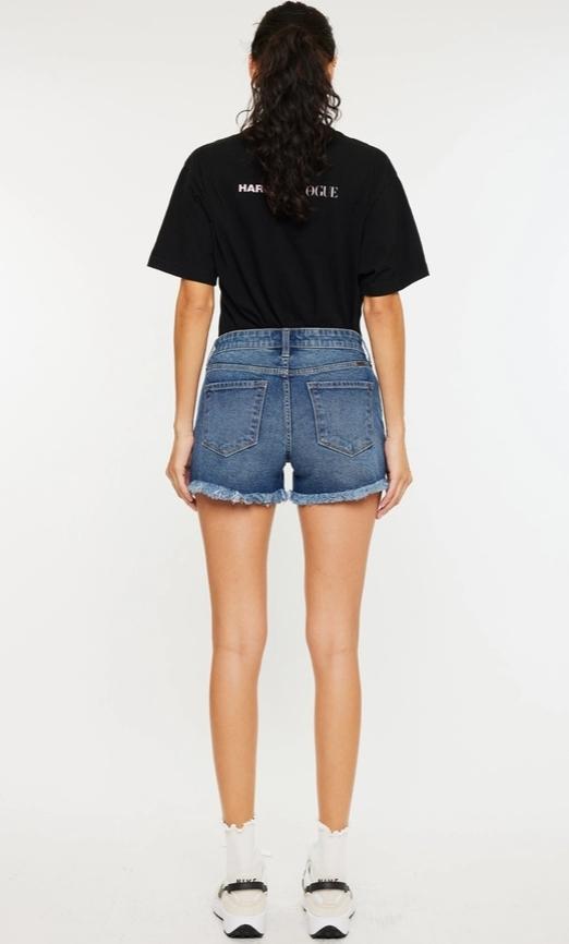 KanCan Cosmic Mid-Rise Shorts (Dark)