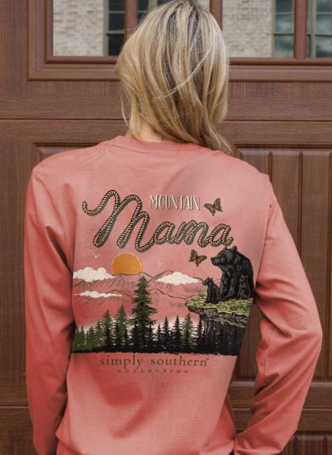 Simply Southern Long Sleeve Mountain Mama Tee