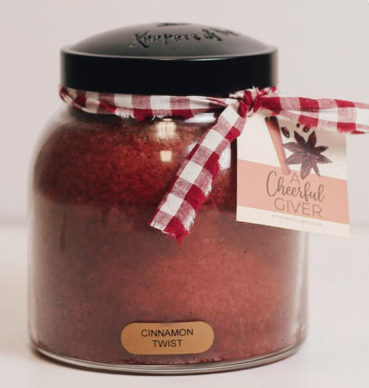 A Cheerful Giver Candle Cinnamon Twist Candle (34oz)