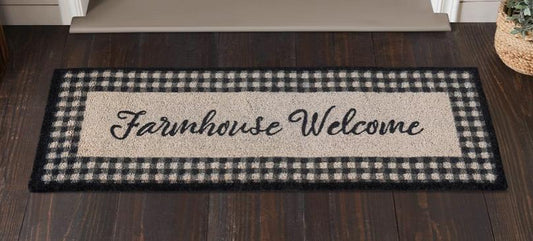 Finders Keepers Farmhouse Welcome Coir Rug Rectangle (17x48)