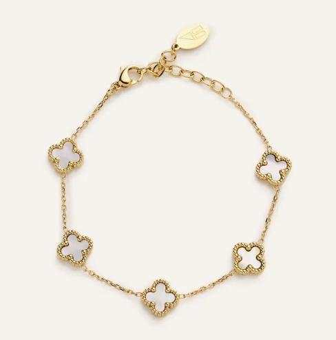 Mini White Flora Bracelet