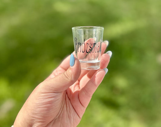 Bridesmaid Shot Glass