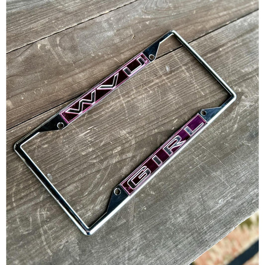 West Virginia Girl Plate Frame