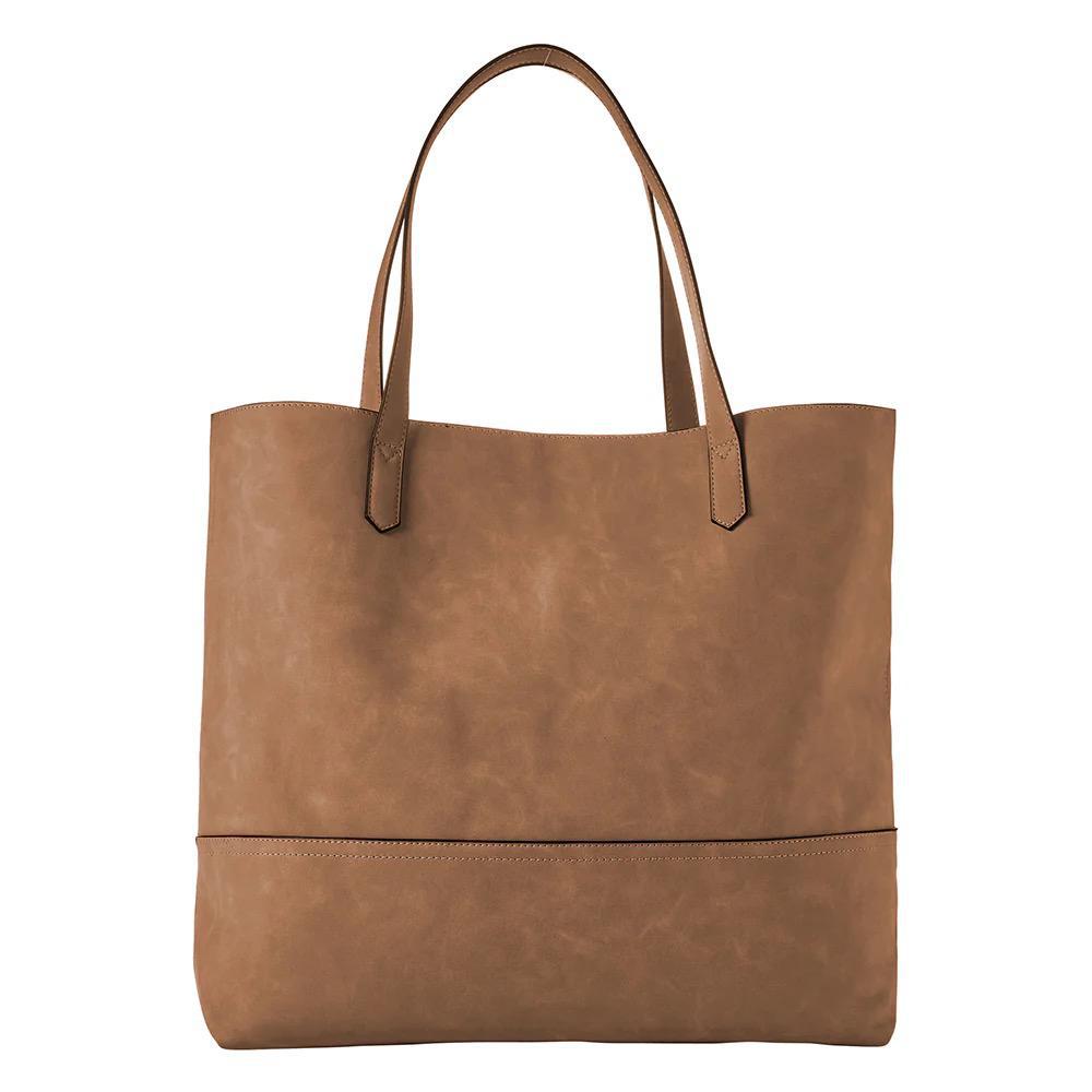 Taylor Tote (Camel Suede)