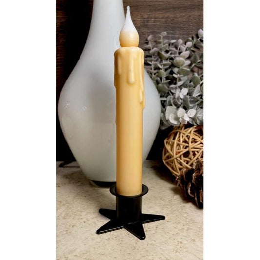 Star Wrought Iron Taper Holder