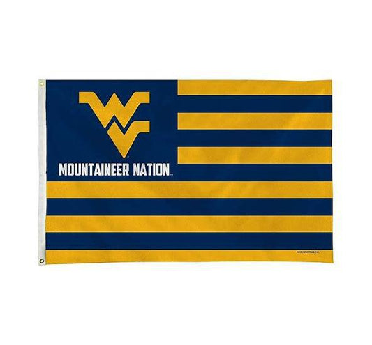 West Virginia University Mountaineer Nation 3X5 Banner Flag