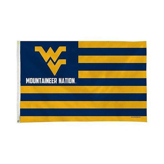 West Virginia University Mountaineer Nation 3X5 Banner Flag