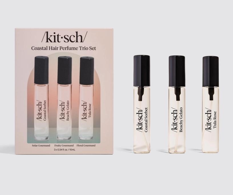 KITSCH Hair Perfume Trio Set - Tula Rose, Beachy Gelato, Coastal