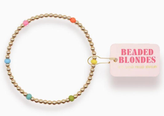 Beaded Blondes Confetti Poppi Bracelet