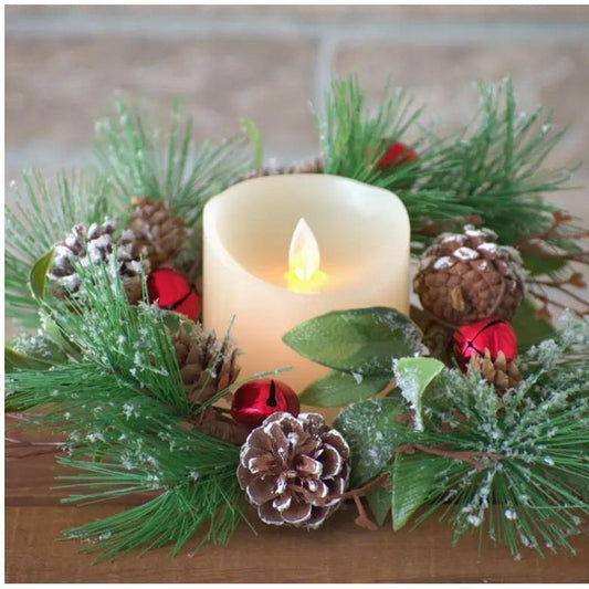 Holiday Bells 4.5in Candle Ring
