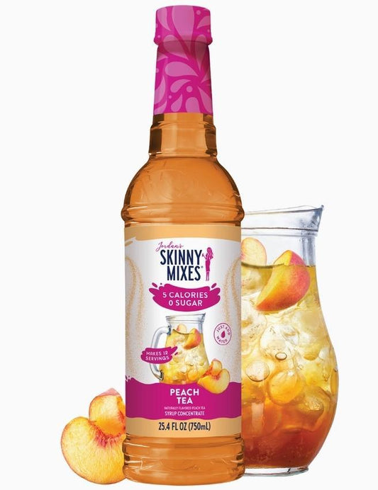 Jordan's Skinny Mixes Sugar Free Peach Tea Syrup Concentrate