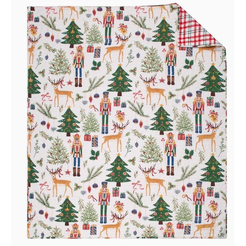 Nutcracker Quilted Throw
