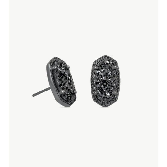 Kendra Scott Ellie Gunmetal Earrings