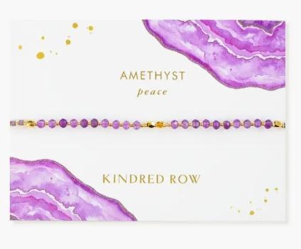 Amethyst Healing Gemstone Stacking Bracelet