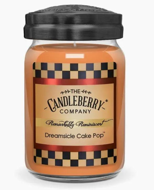 The Candleberry Company Dreamsicle Cake Pop™, Large Jar Candle