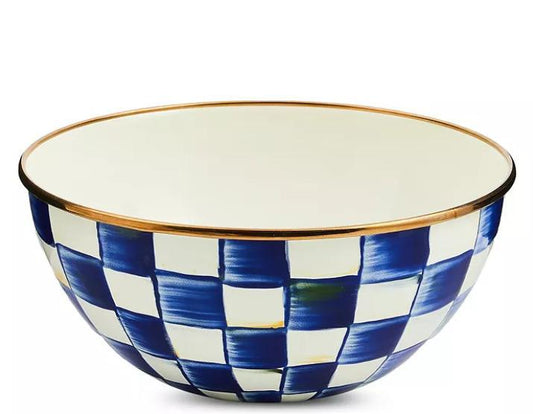 Mackenzie Childs Royal Check Everyday Bowl (Small)
